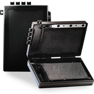 StopBox Pro Portable Lock Box 2 Pack Mechanical Combination Travel Case Black
